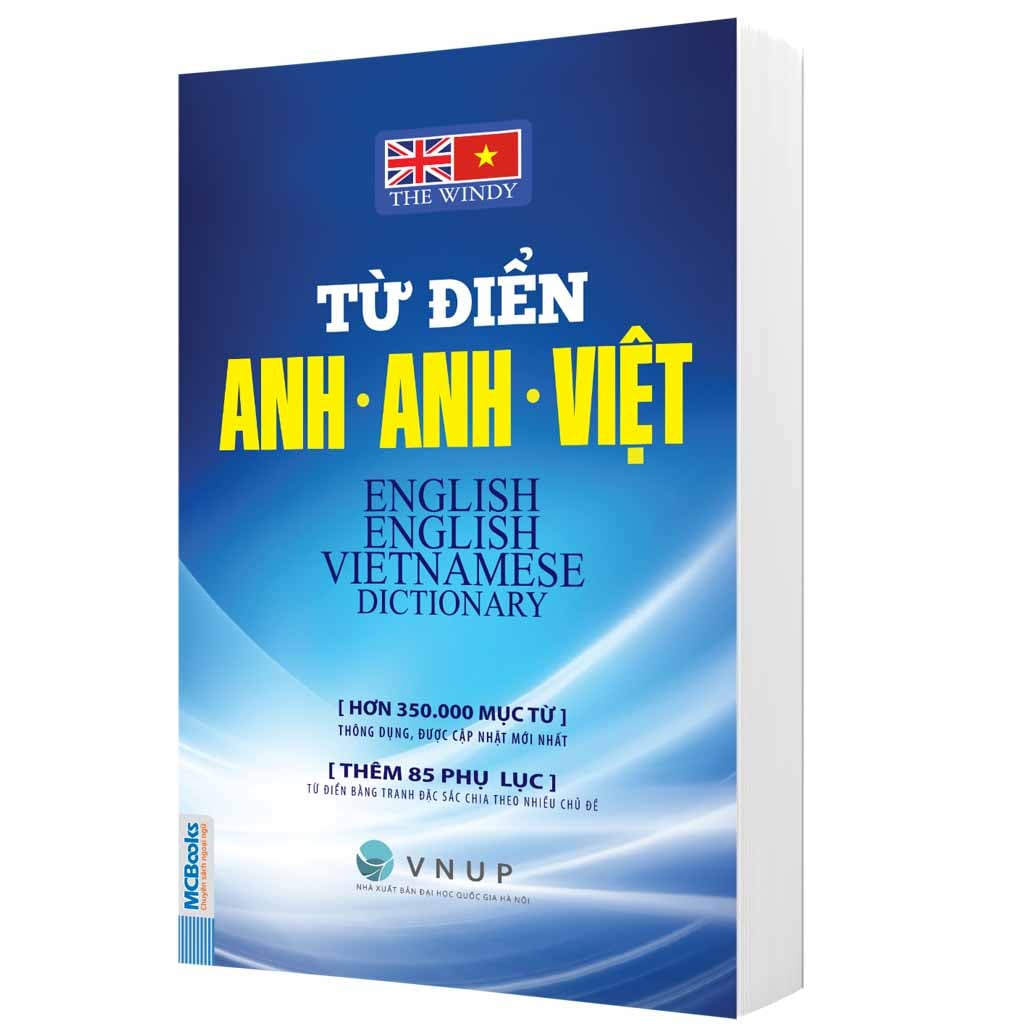 Từ điển Anh Anh Việt - The Windy ( Hơn 350,000 Mục Từ, Tái Bản 2025)