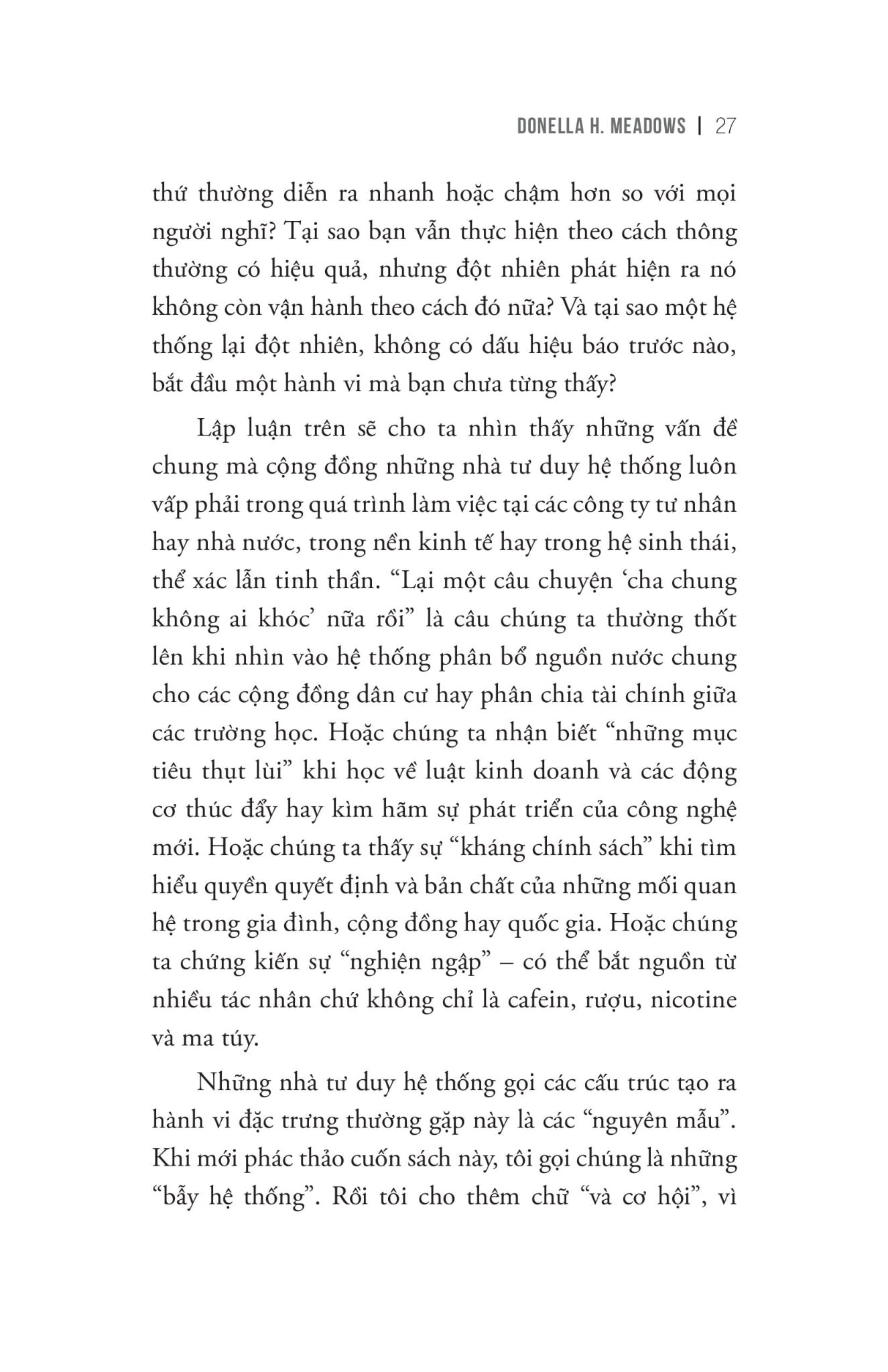 Tư Duy Hệ Thống - Nền Tảng Biến Điều Phức Tạp Thành Đơn Giản - Donella Meadows