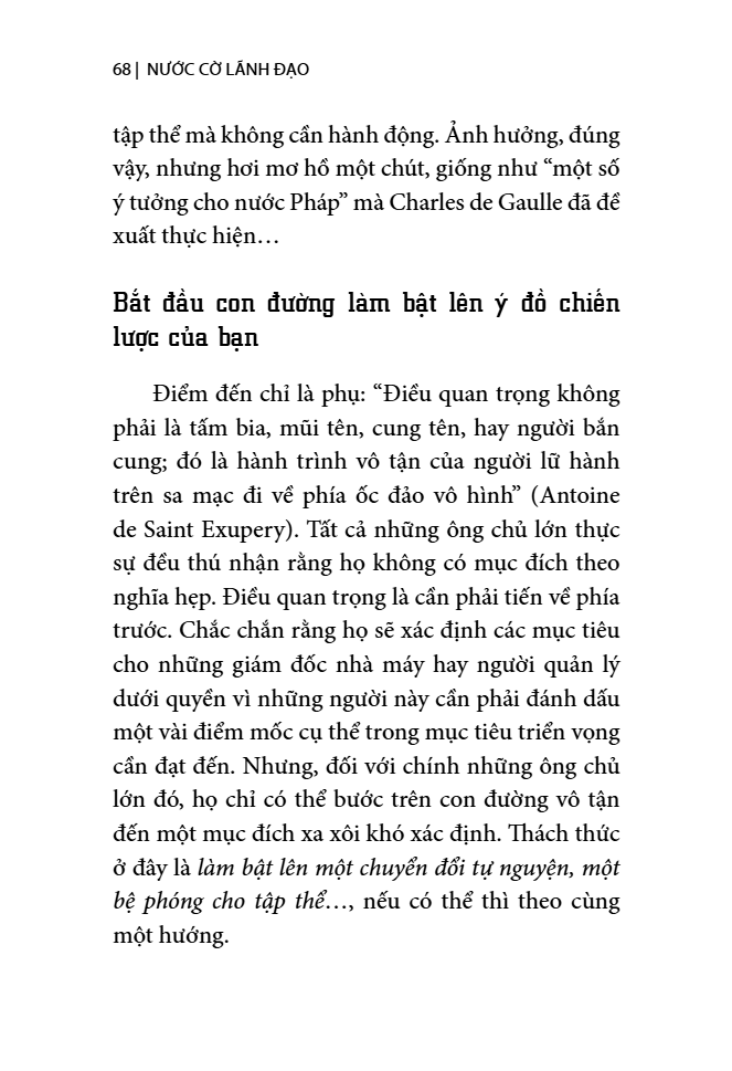 Nước Cờ Lãnh Đạo - Tư Duy Chiến Lược Từ Bàn Cờ Vây Đến Quản Trị Doanh Nghiệp - 
Jean-Christian Fauvet, Marc Smia