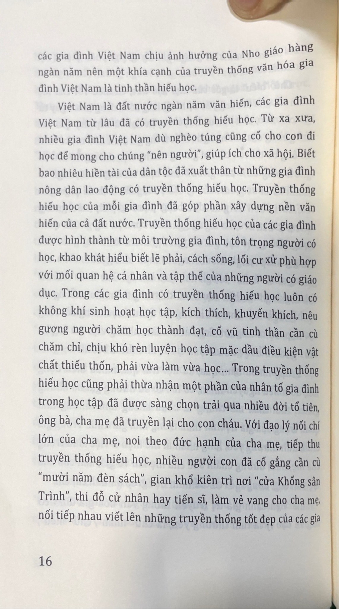 Truyền Thống Đạo Đức, Tôn Sư Trọng Đạo Và Hiếu Học Trong Gia Đình - Nguyễn Thế Long