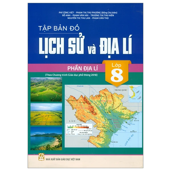 Tập Bản Đồ Lịch Sử Và Địa Lí 8 - Phần Địa Lí - Phí Công Việt, Phạm Thị Thu Phương (Đồng CB)