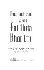Thực Hành Theo Luận Đại Thừa Khởi Tín - Đương Đạo Nguyễn Thế Đăng