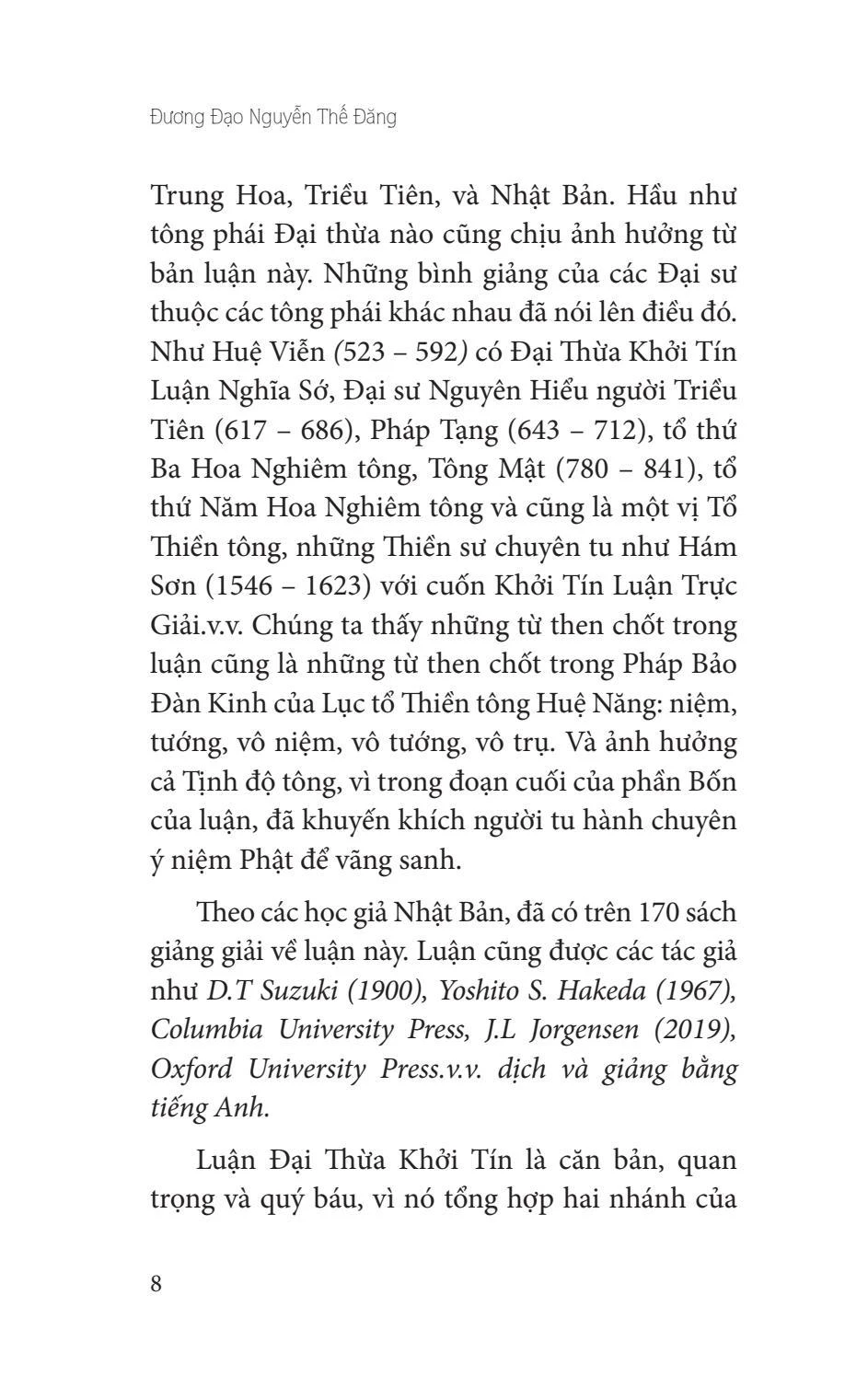 Thực Hành Theo Luận Đại Thừa Khởi Tín - Đương Đạo Nguyễn Thế Đăng
