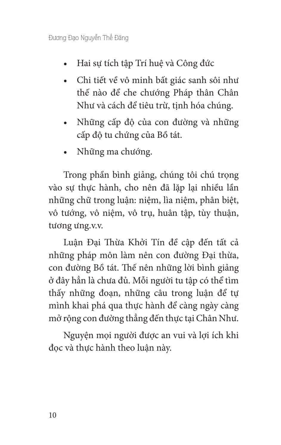 Thực Hành Theo Luận Đại Thừa Khởi Tín - Đương Đạo Nguyễn Thế Đăng