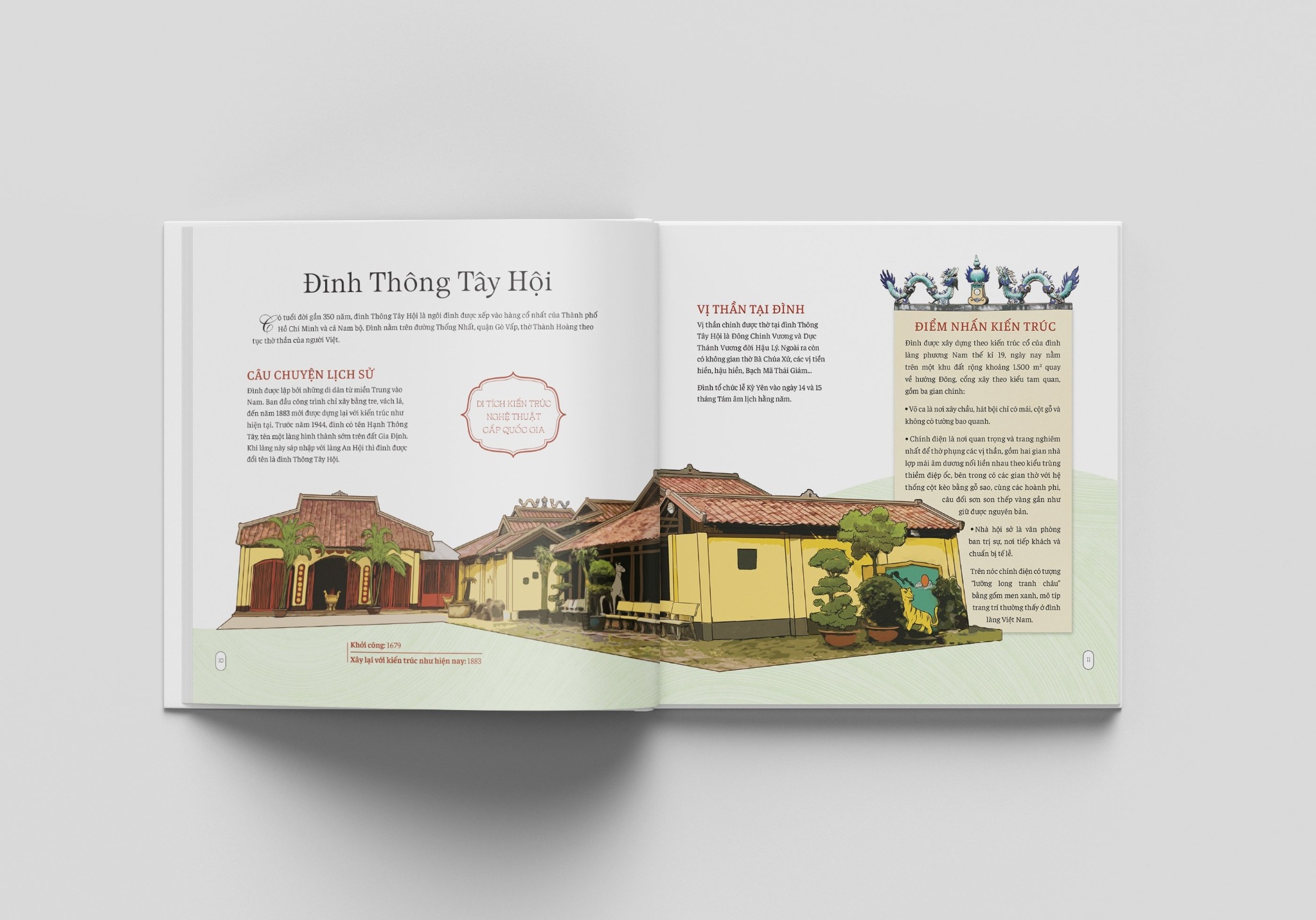 Theo Bước Thời Gian - Các Công Trình Tiêu Biểu Của Sài Gòn - Thành Phố Hồ Chí Minh (Bìa Cứng) - Võ Thị Mai Chi, Hồ Quốc Cường