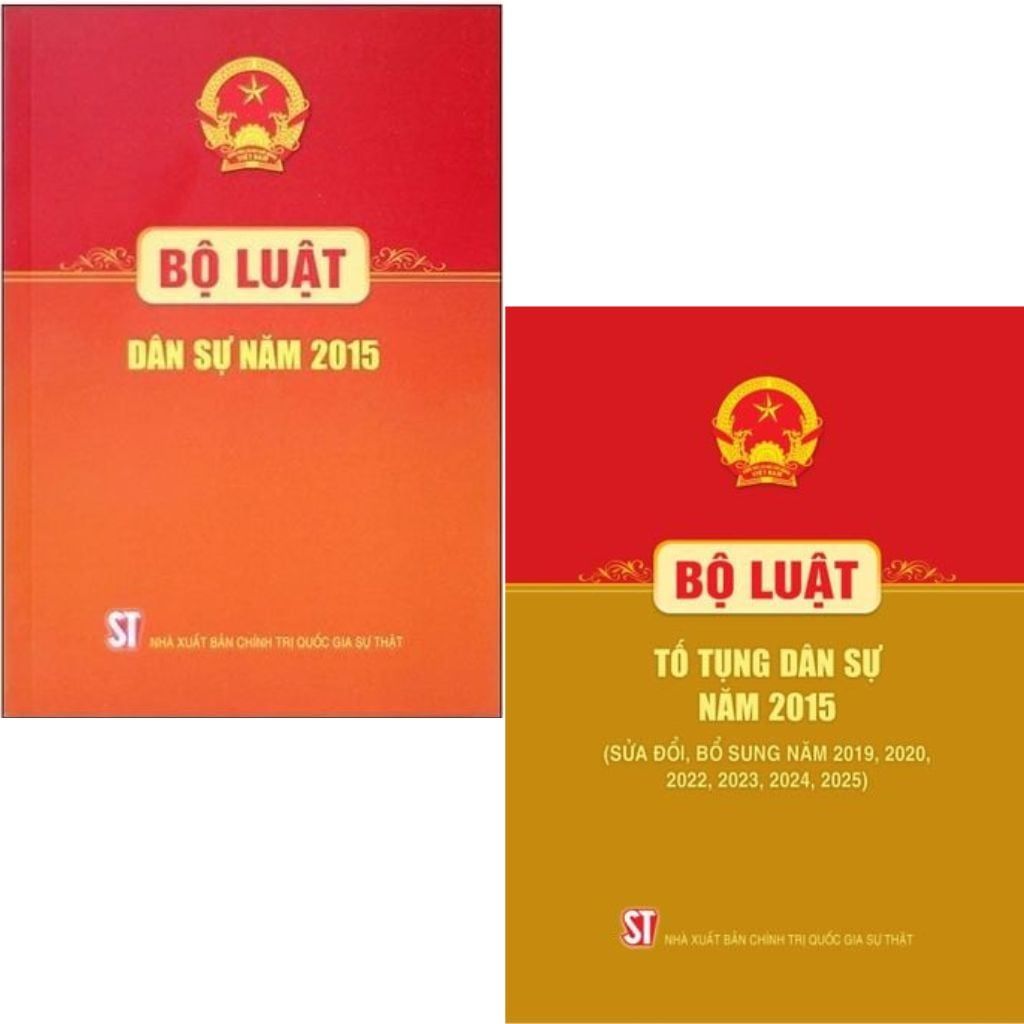  Combo 2 Quyển: Bộ Luật Dân Sự + Bộ Luật Tố Tụng Dân Sự 