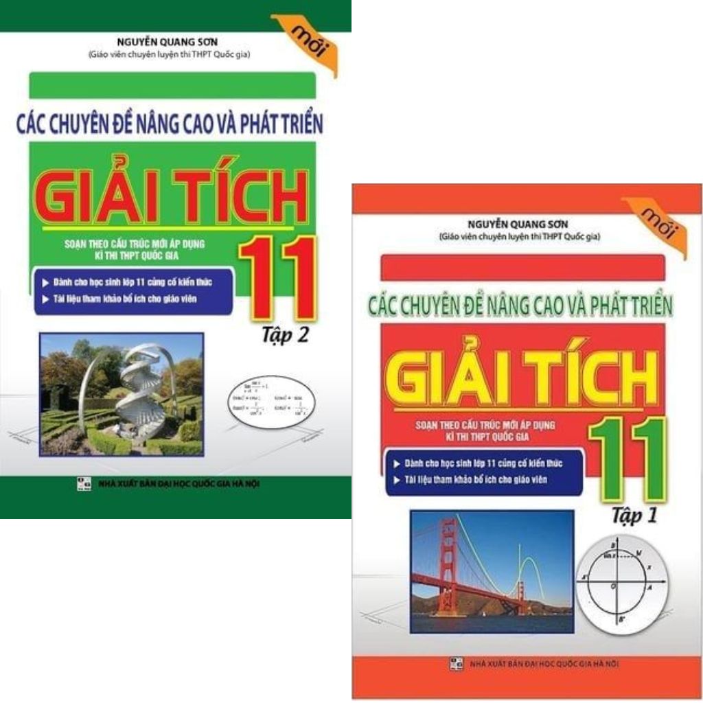 Combo 2 Cuốn Các Chuyên Đề Nâng Cao Và Phát Triển Giải Tích 11 ( Tập 1 + 2 )
