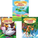  Combo 3 Cuốn Những Câu Chuyện Đạo Đức Đặc Sắc ( Vẹt Và Chuột + Thiên Nga Thông Thái + Chim Và Khỉ ) 