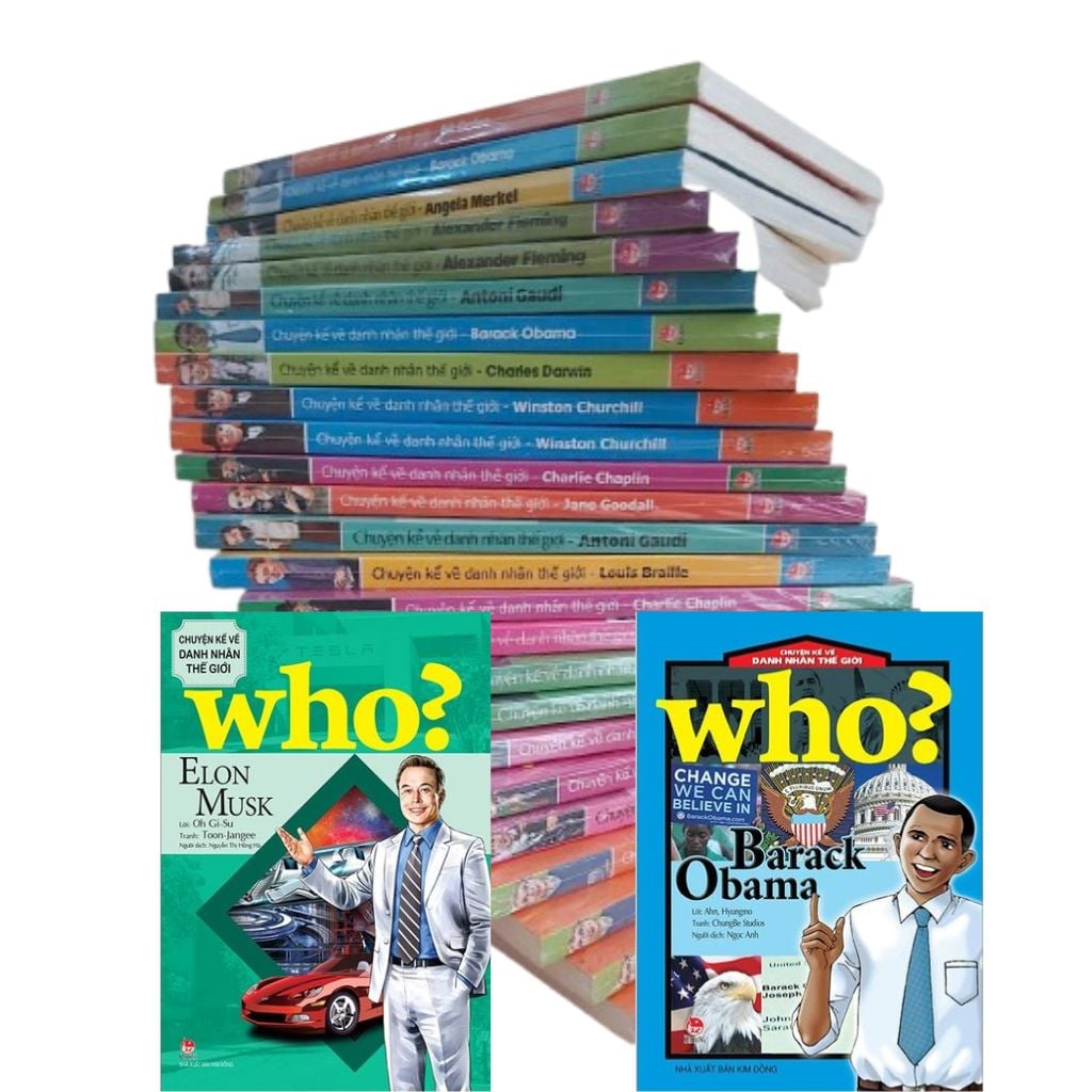 Combo Trọn Bộ 50 Cuốn ( Who? Chuyện Kể Danh Nhân Thế Giới ) Của NXB Kim Đồng