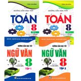  Combo Hướng Dẫn Học Tốt Toán + Văn Lớp 8 - Tập 1 + 2 (Bám Sát SGK Cánh Diều) (Bộ 4 Cuốn) 