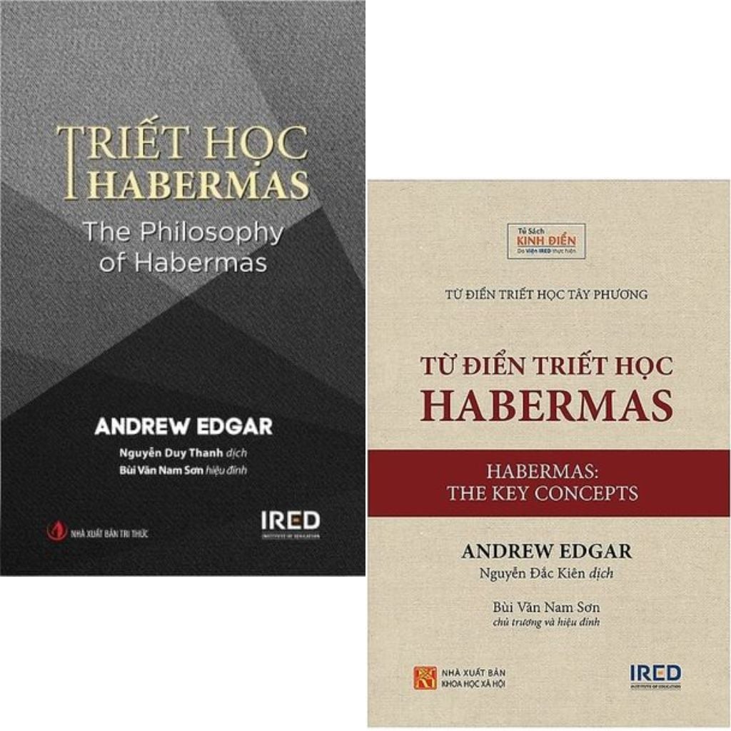 Combo 2 Cuốn Triết Học Habermas + Từ Điển Triết Học Habermas