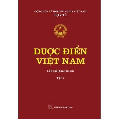 Trọn Bộ 4 Tập Dược Điển Việt Nam (Lần Xuất Bản Thứ 6) - Bộ Y Tế (Xuất Bản 2026)
