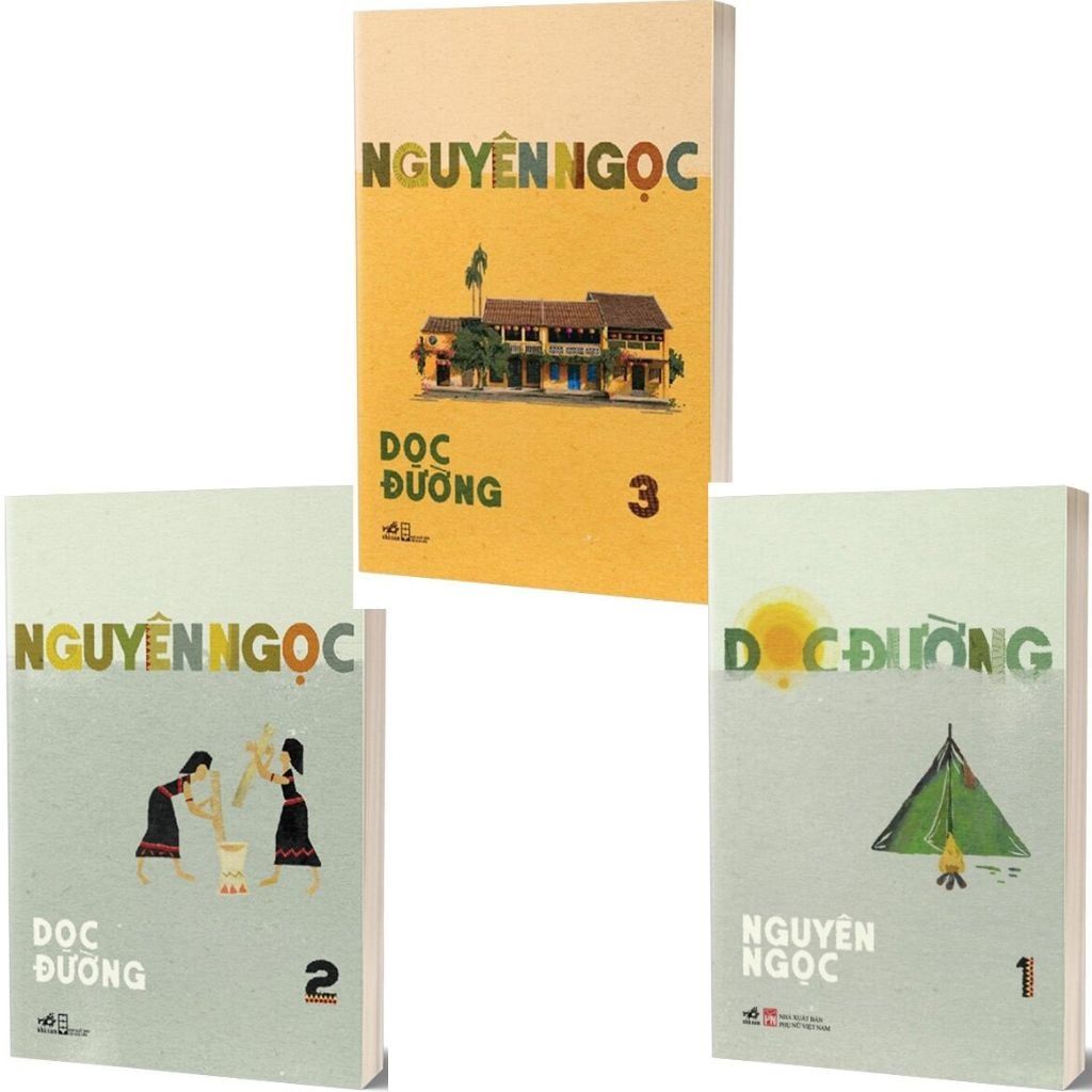  Combo 3 Cuốn Dọc Đường ( Tập 1 + 2 + 3 ) - Nguyên Ngọc 