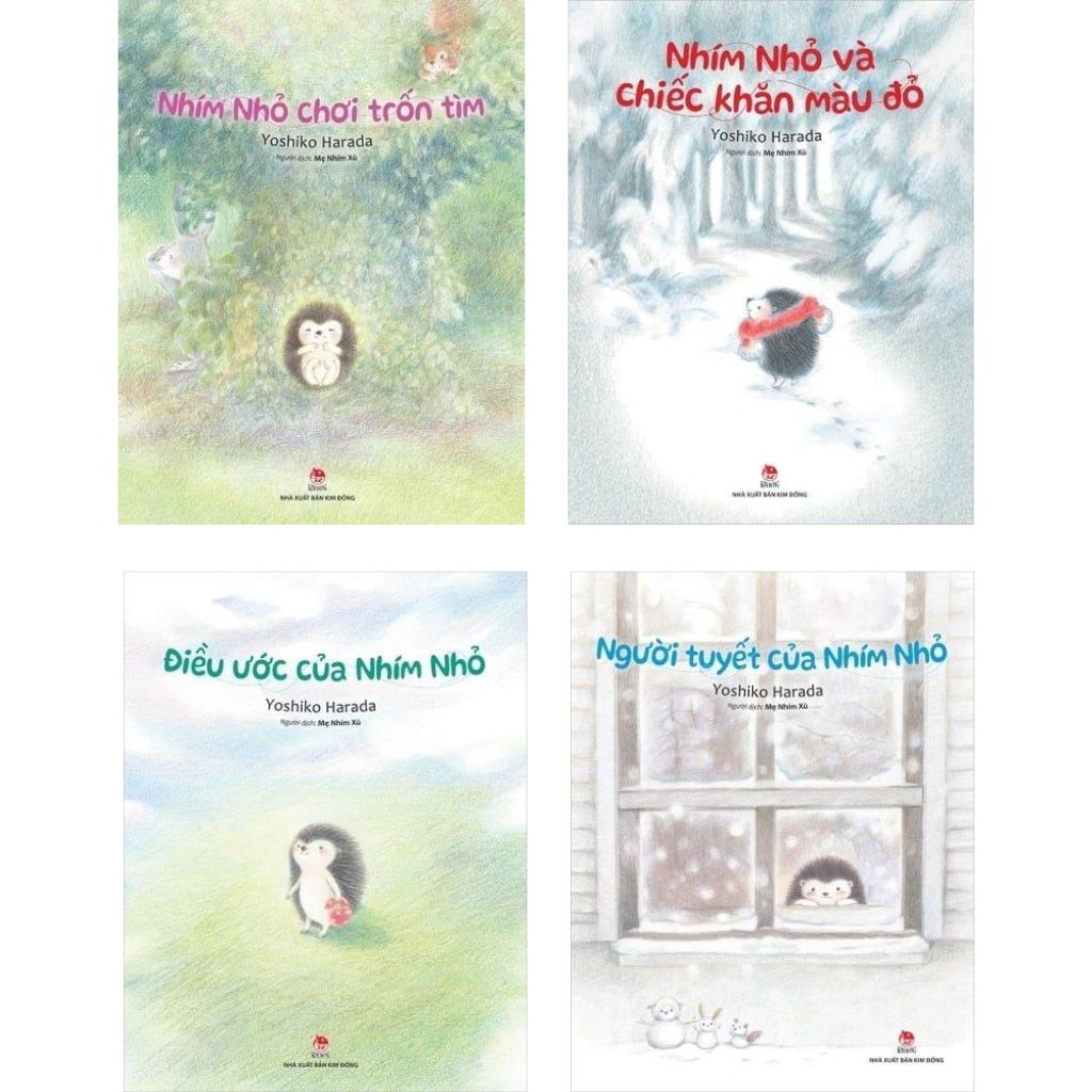 Bộ 4 Cuốn - Nhím Nhỏ - Yoshiko Harada