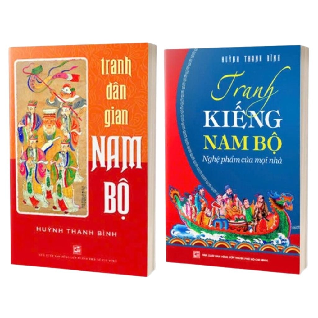Combo 2 Quyển Tranh Kiếng Nam Bộ + Tranh Dân Gian Nam Bộ - Huỳnh Thanh Bình