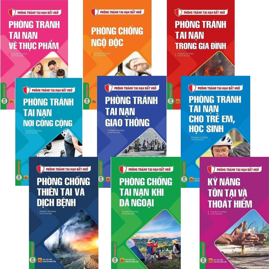Combo 9 Cuốn Phòng Tránh Tai Nạn Bất Ngờ