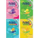  Combo 4 Quyển Piano Cho Thiếu Nhi Tuyển Tập 220 Tiểu Phẩm Nổi Tiếng (Phần 1 + 2 + 3 + 4) - Lê Dũng 