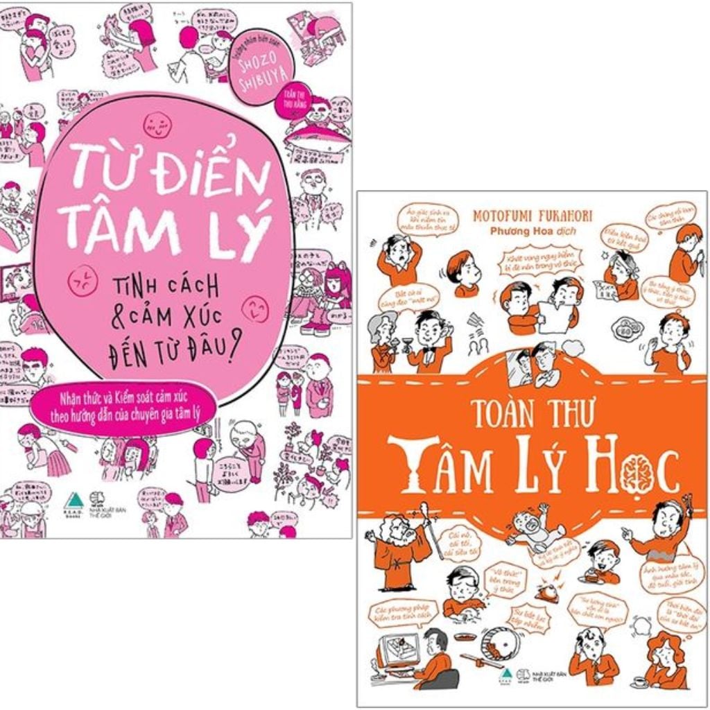 Combo 2 Cuốn Tâm Lý Học Nhập Môn ( Toàn Thư Tâm Lý Học + Từ Điển Tâm Lý - Tính Cách Và Cảm Xúc Đến Từ Đâu )