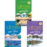  Combo 3 Cuốn Cẩm Nang Du Lịch - Việt Nam Non Sông Gấm Vóc ( Miền Bắc + Miền Trung + Miền Nam ) 