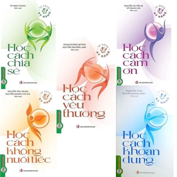  Combo 5 Cuốn Học Cách ( Không Nuối Tiếc + Cảm Ơn + Chia Sẻ + Khoan Dung + Yêu Thương ) 
