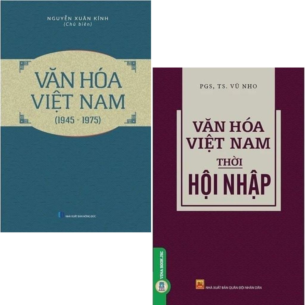Combo 2 Cuốn Văn Hóa Việt Nam (1945-1975) + Văn Hóa Việt Nam Thời Hội Nhập