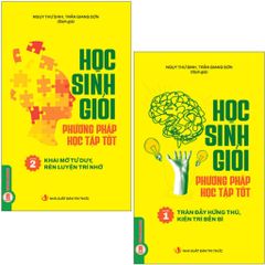 Combo 2 Cuốn Học Sinh Giỏi, Phương Pháp Học Tập Tốt ( Quyển 1 + 2 )