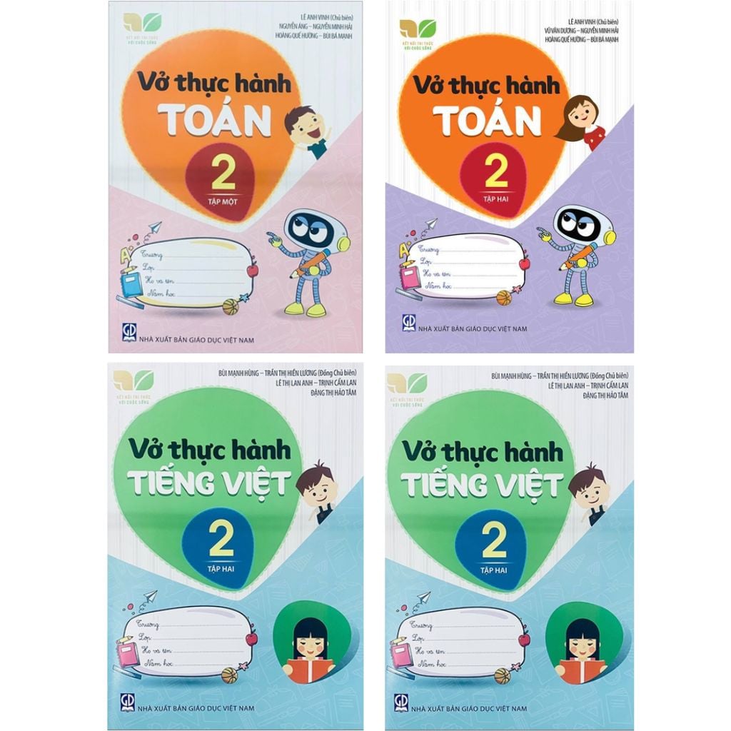 Vở Thực Hành Các Môn Lớp 2 - Kết Nối Tri Thức (Chọn Môn Phía Dưới)