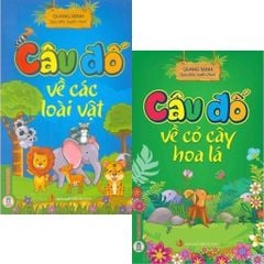 Combo 2 Cuốn Câu Đố Về Các Loài Vật + Câu Đố Về Cỏ Cây Hoa Lá