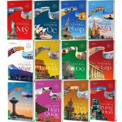 Combo 12 Cuốn Tìm Hiểu Văn Hóa ( Ả Rập + Ấn Độ + Hy Lạp + La Mã + Nhật Bản + Nga + Mỹ + Pháp + Úc + Hàn Quốc + Trung Hoa + Thái Lan )