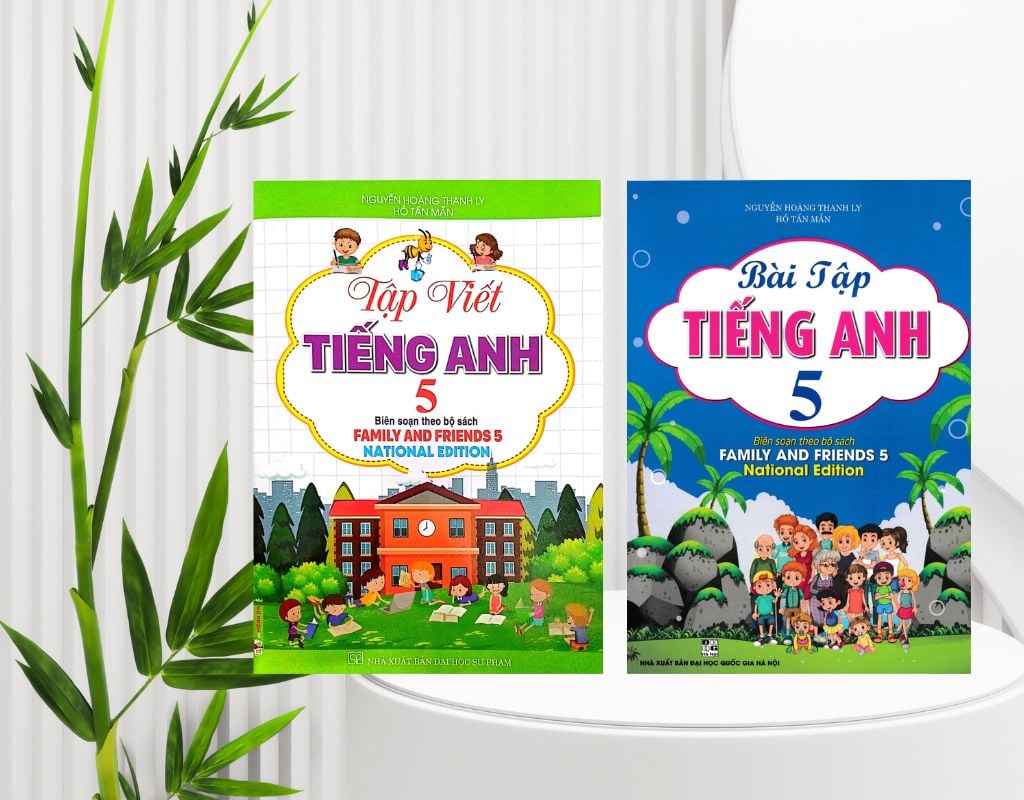 Combo 2 Cuốn Tập Viết Tiếng Anh 5 + Bài Tập Tiếng Anh 5 (Family And Friends 5 – National Edition)