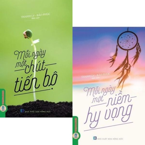  Combo 2 Cuốn Mỗi Ngày Một Chút Tiến Bộ + Mỗi Ngày Một Niềm Hy Vọng 