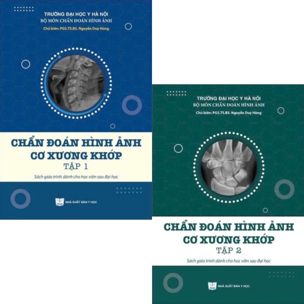 Combo 2 Cuốn Chẩn Đoán Hình Ảnh Cơ Xương Khớp ( Tập 1 + 2 ) - PGS.TS.BS Nguyễn Duy Hùng