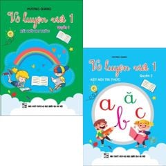 Combo 2 Cuốn Vở Luyện Viết 1 ( Quyển 1 + 2 ) (Kết Nối Tri Thức)