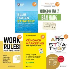 Bộ Sách Quản Trị Doanh Nghiệp (Bộ 5 Cuốn) ( Chiến Lược Đại Dương Xanh + Kế Hoạch Marketing Trên Một Trang Giấy + Quy Tắc Làm Việc Của Google )