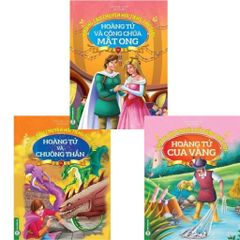 Combo 3 Cuốn Những Câu Chuyện Nổi Tiếng Thế Giới ( Hoàng Tử Và Công Chúa Mật Ong + Hoàng Tử Và Chuông Thần + Hoàng Tử Cua Vàng )