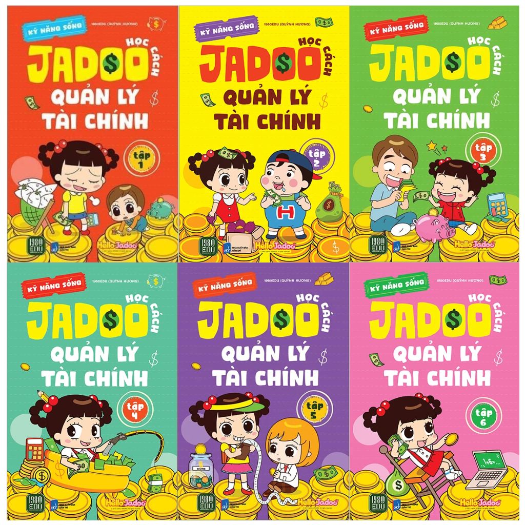 Combo Học Cách Jadoo Quản Lý Tài Chính (Bộ 6 Cuốn)