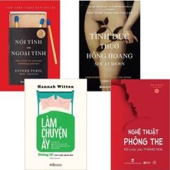 Combo 4 Quyển Sách Về Tình Dục ( Nghệ Thuật Phòng The + Tình Dục Thuở Hồng Hoang + Nội Tình Của Ngoại Tình + Làm Chuyện Ấy )