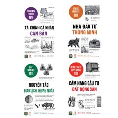Combo 4 Cuốn Tài Chính 101 Đơn Giản - Dễ Hiểu Cho Người Mới Bắt Đầu ( Nhà Đầu Tư Thông Minh + Tài Chính Cá Nhân Căn Bản + Nguyên Tắc Giao Dịch Trong Ngày + Cẩm Nang Đầu Tư Bất Động Sản )