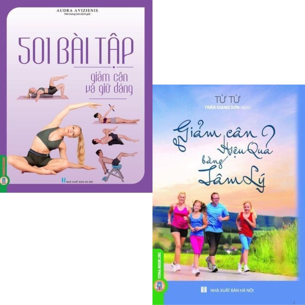 Combo 2 Cuốn 501 Bài Tập Giảm Cân Và Giữ Dáng + Giảm Cân Hiệu Quả Bằng Tâm Lý