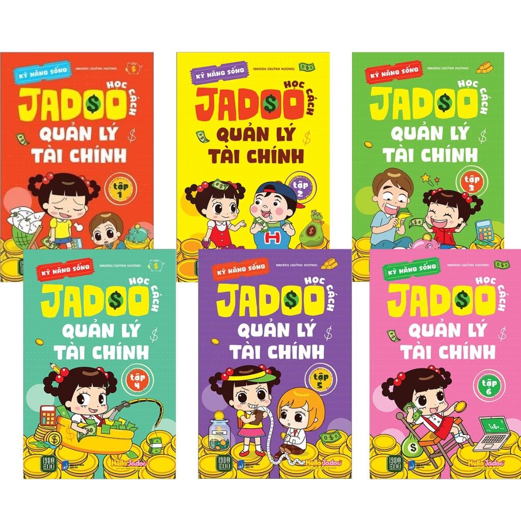 Combo Học Cách Jadoo Quản Lý Tài Chính (Bộ 6 Cuốn)