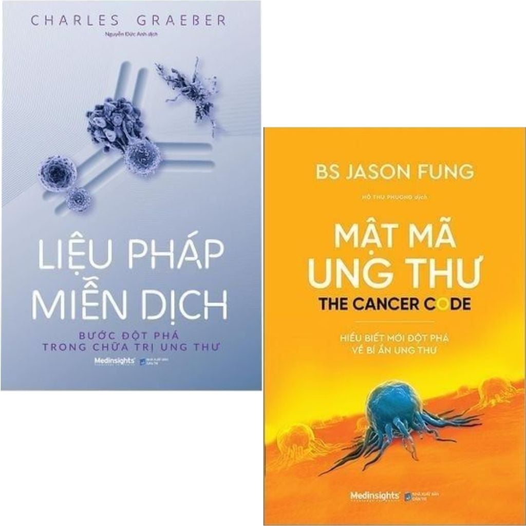 Combo 2 Cuốn Liệu Pháp Miễn Dịch + Mật Mã Ung Thư