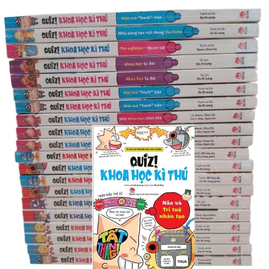 Combo Bộ 44 Tập Quiz! Khoa Học Kì Thú Của NXB Kim Đồng