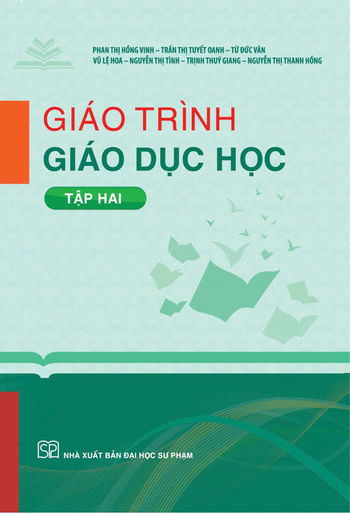 Combo 2 Cuốn Giáo Trình Giáo Dục Học ( Tập 1 + 2 )
