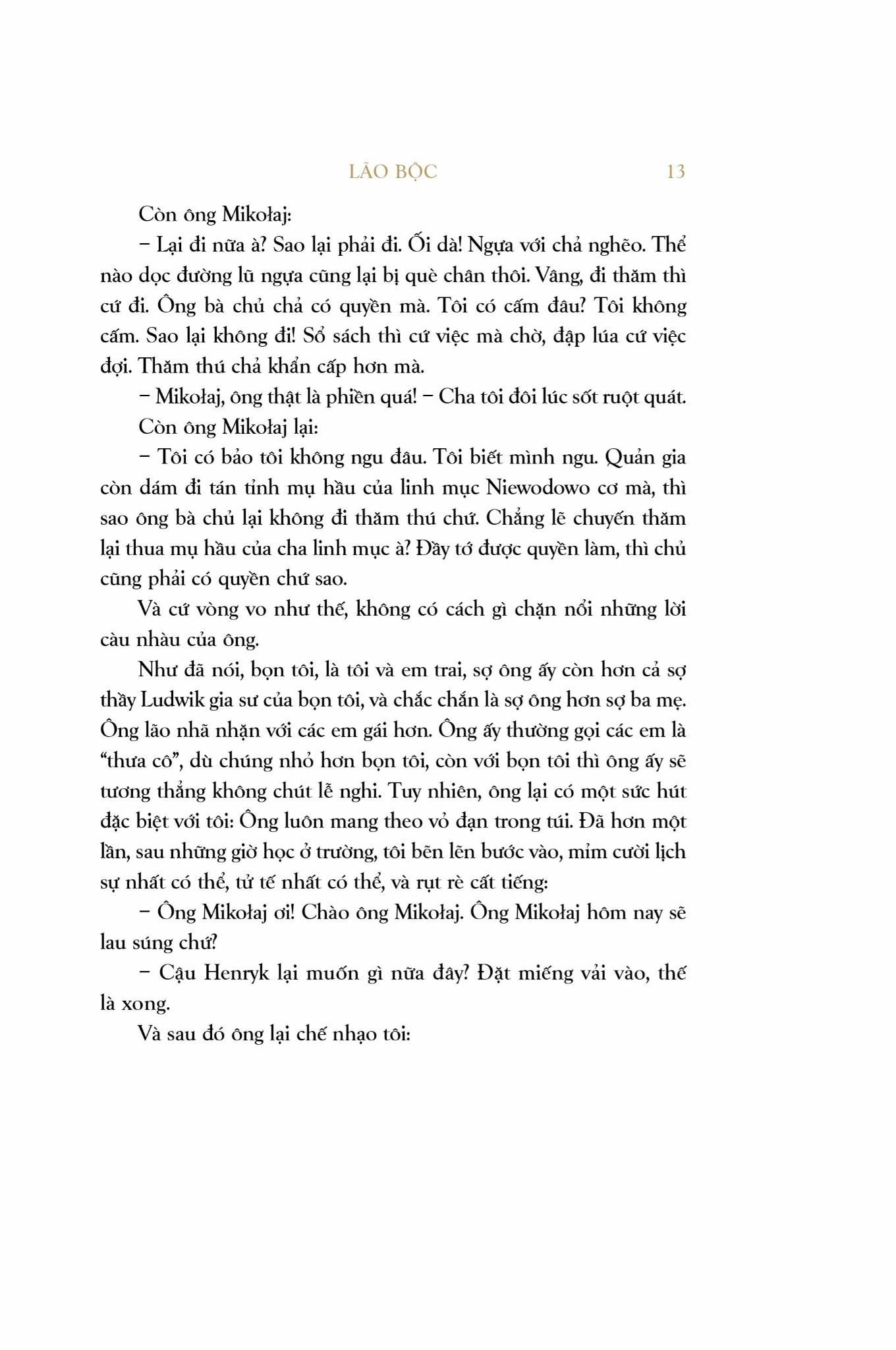 Trăm Năm Nobel - Bộ Ba Nhỏ: Lão Bộc, Hania, Selim Mirza - Henryk Sienkiewicz