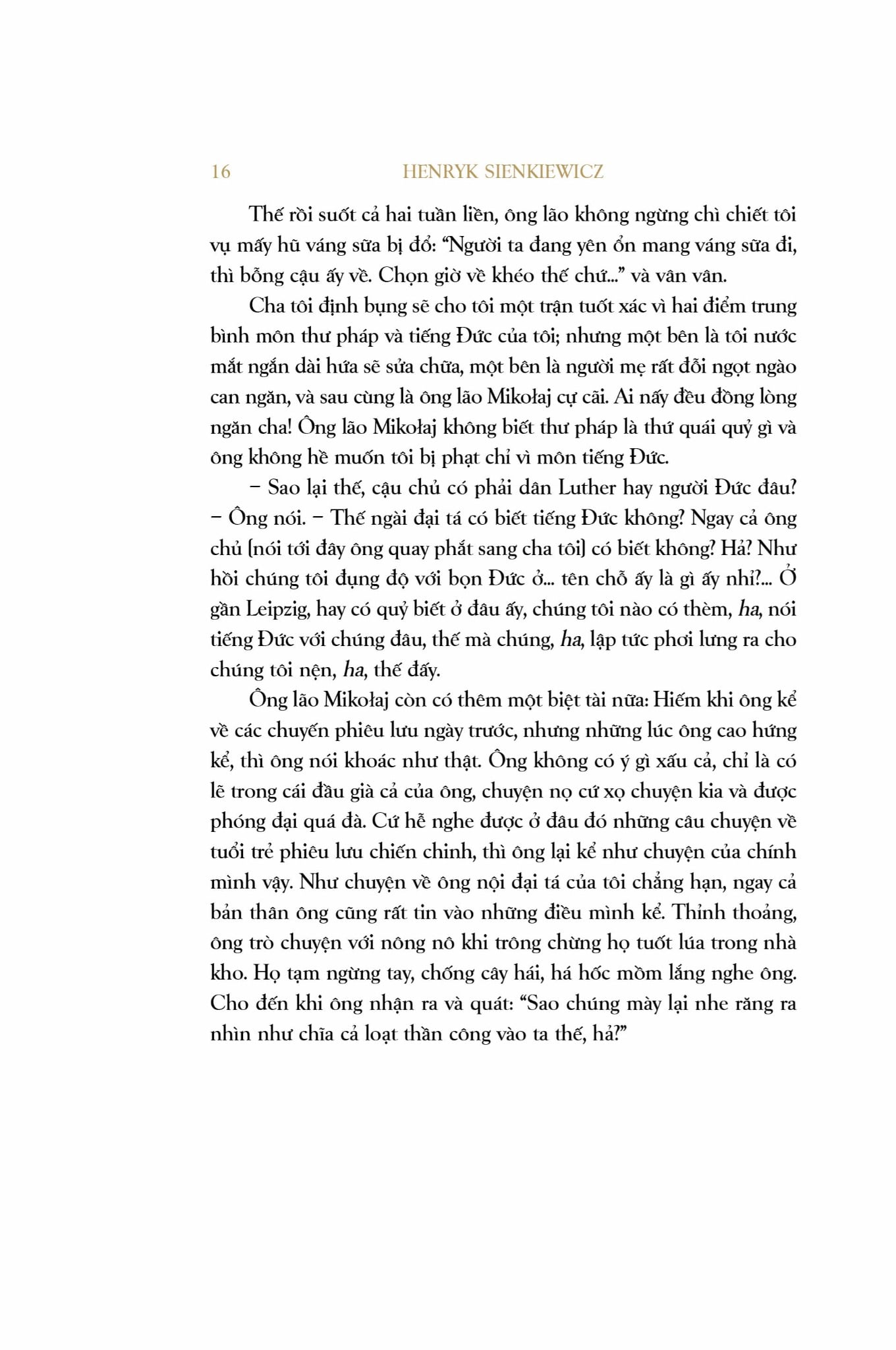 Trăm Năm Nobel - Bộ Ba Nhỏ: Lão Bộc, Hania, Selim Mirza - Henryk Sienkiewicz