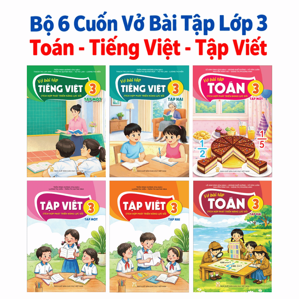 Các Môn Sách Giáo Khoa Và Bài Tập Lớp 3 - Năm 2026-2027 - Kết Nối Tri Thức (Click Chọn Môn Phía Dưới)