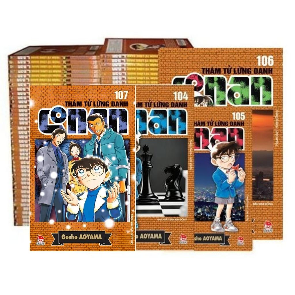 Trọn Bộ 107 Tập Thám Tử Lừng Danh Conan - Gosho Aoyama
