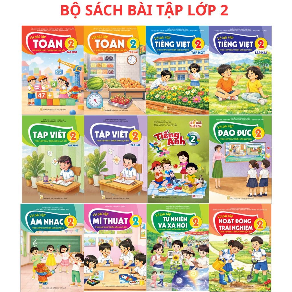 Sách Giáo Khoa Và Bài Tập Lớp 2 - Năm 2026-2027 - Kết Nối Tri Thức Với Cuộc Sống - NXBGD