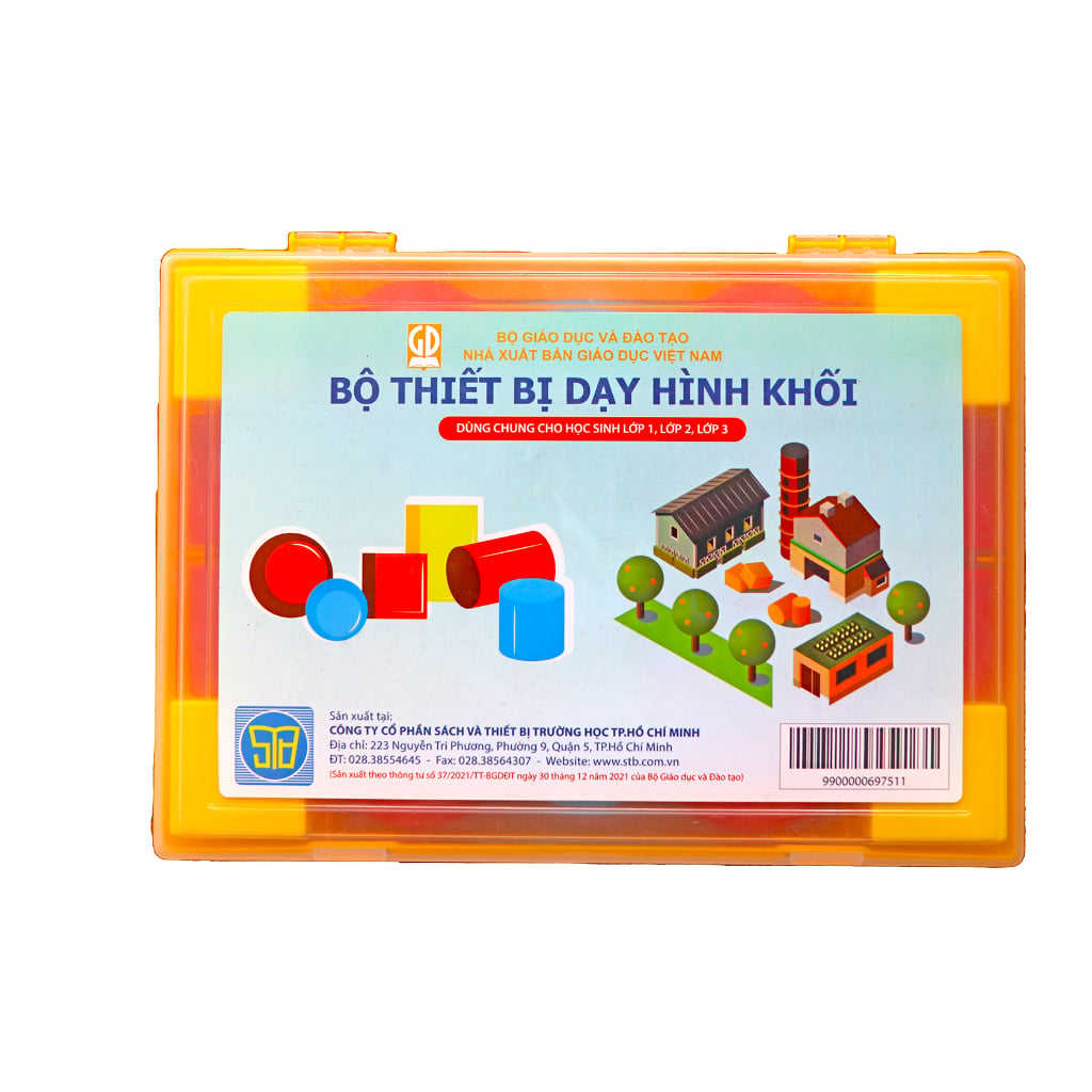Bộ Thiết Bị Dạy Hình Khối (Dùng Cho Học Sinh Lớp 1, Lớp 2, Lớp 3) - NXB Giáo Dục