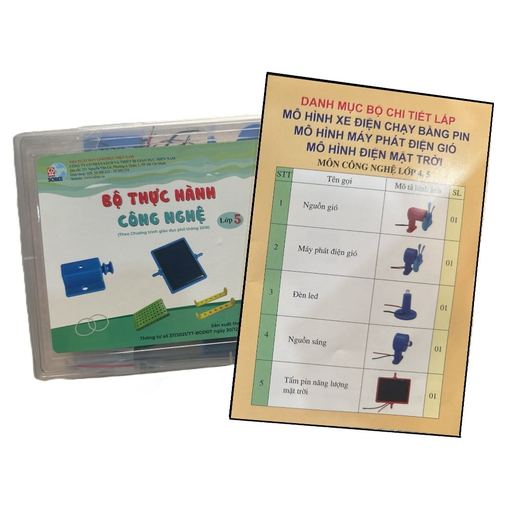 Bộ Thực Hành Công Nghệ - Lớp 5 (Theo Chương Trình Giáo Dục Phổ Thông 2018) - NXB Giáo Dục